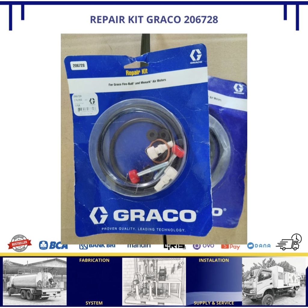 Repair / Seal Kit Graco 206728