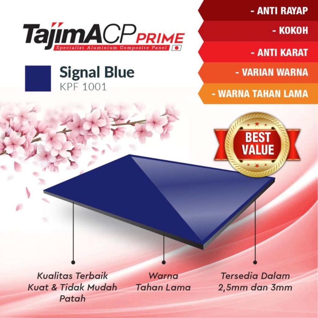 ACP Tajima 3mm Indoor - Signal Blue