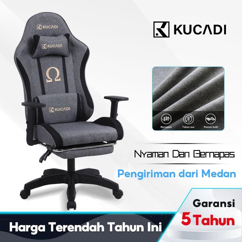 KUCADI[Pengiriman Dari Medan ]  Gaming Kursi Komputer Chair Kursi Komputer Kursi Kantor  Kursi Belaj