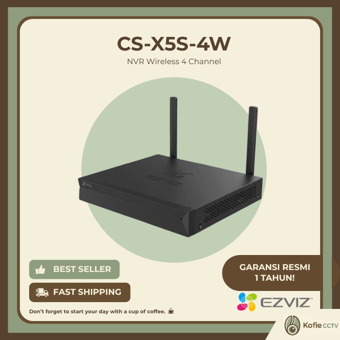 EZVIZ CS-X5S-4W WIRELESS NVR X5S 4 CHANNEL