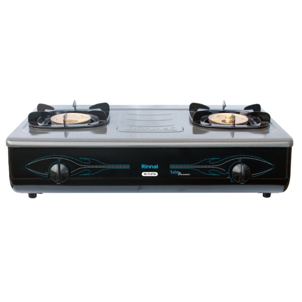 RINNAI Kompor Gas Rinnai 2 Tungku RI-712 TG api turbo api lilin