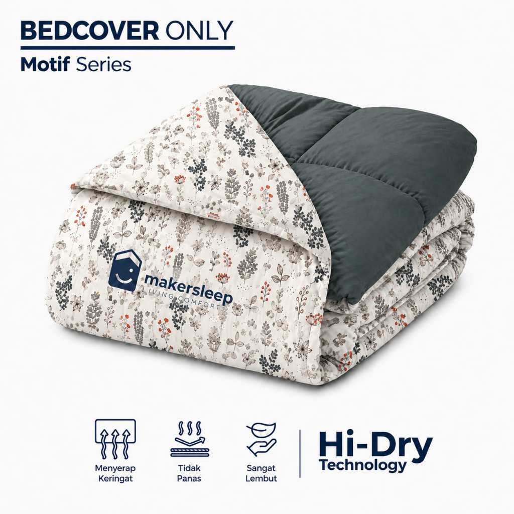Khusus Pembelian Bedcover Only Motif Ukuran Lengkap 120x220-215x220 - Makersleep