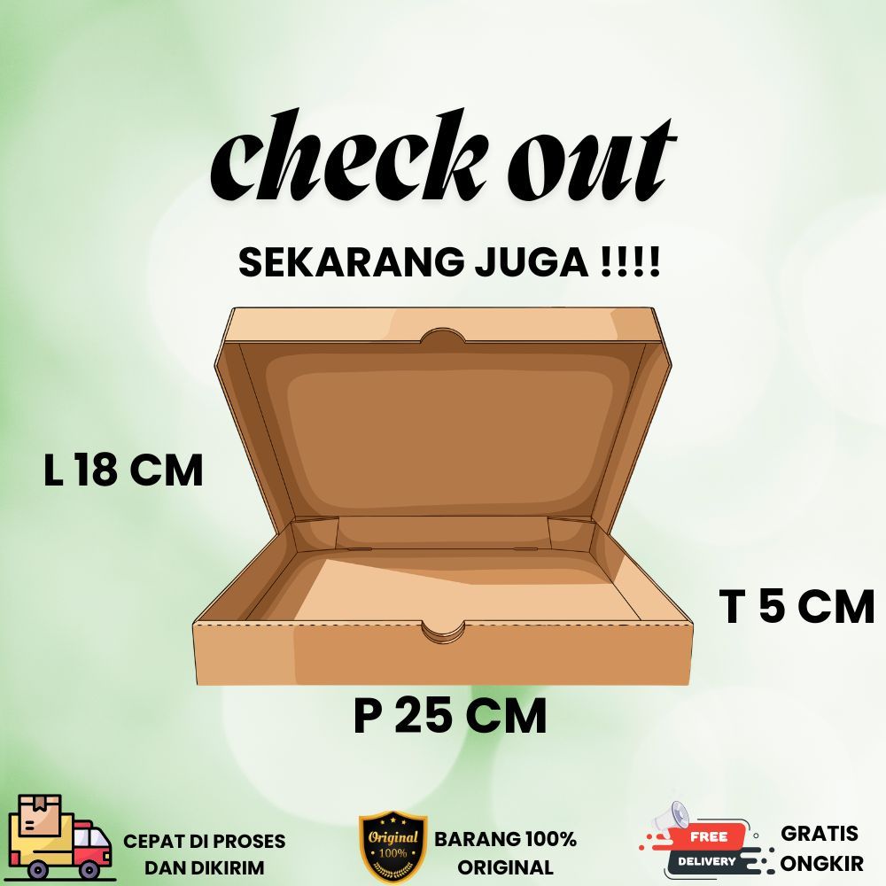 KARDUS UKURAN 25X18X5