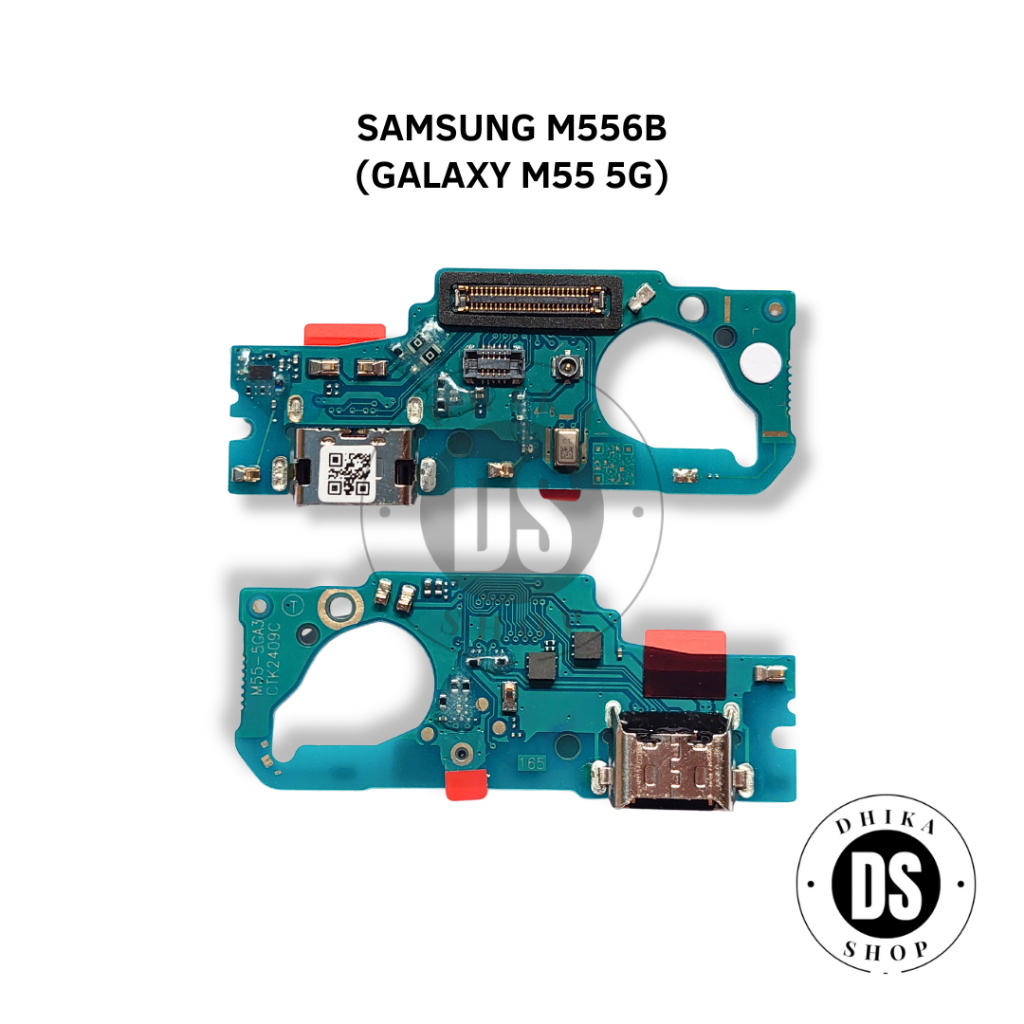 Konektor Charger Samsung M55 5G M556B Papan Con Cas Mic plus iC Ori