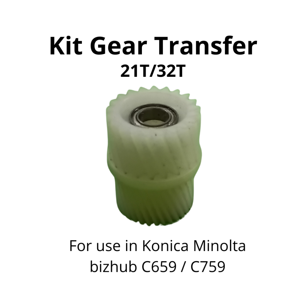 Gear Transfer 21T 32T Konica Minolta bizhub C659 C759 - Kit Gear Transfer Mesin Fotocopy Warna