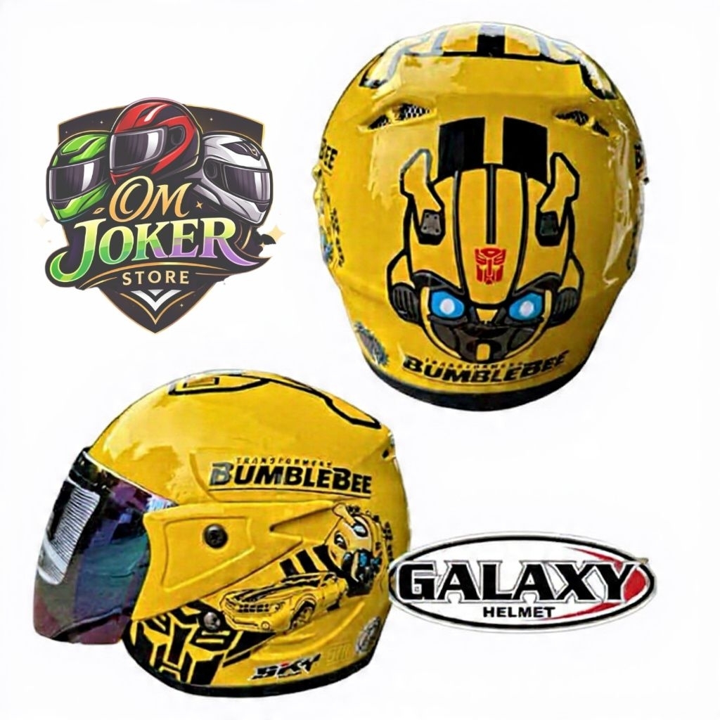 Helm Anak Bumblebee Sky Galaxy Helmet Anak usia 3_12th SNI Original