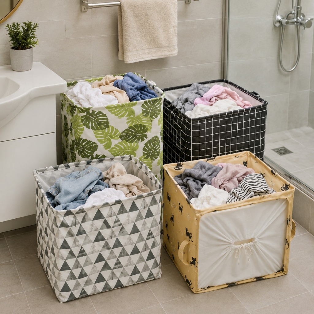 Storage Bag Jumbo Serut Storage Box Keranjang Baju Laundry Bag Organizer Jumbo