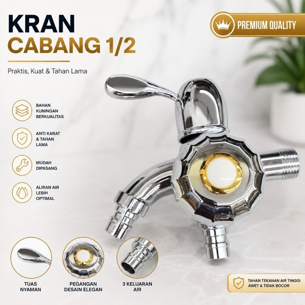 Kran cabang jumbo _Kran dobel jumbo _Kran shower junbo