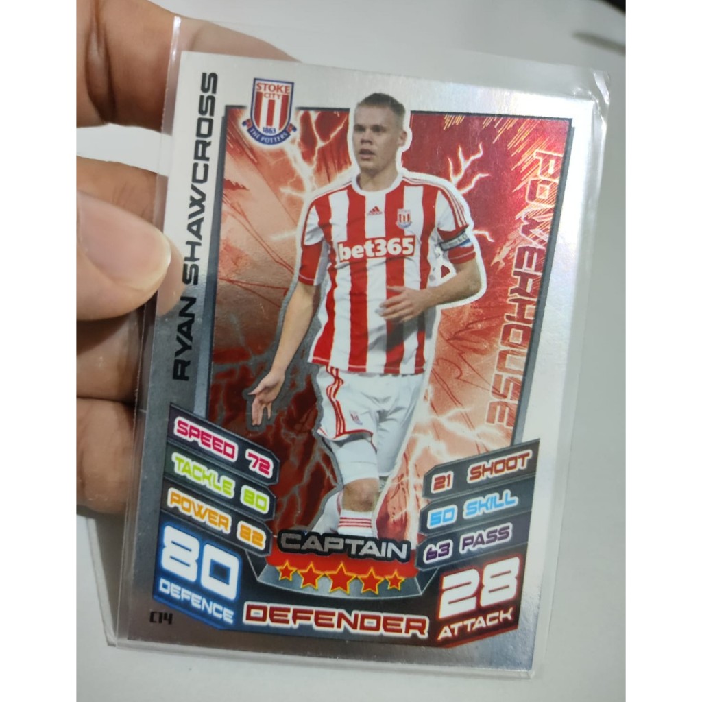 kartu ryan shawcross stoke city - match attax