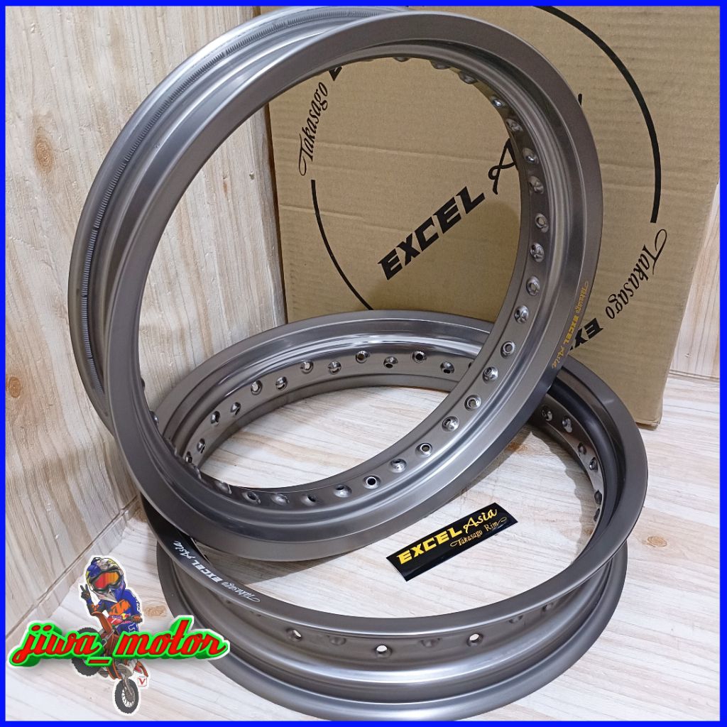 velg ring 17 300 350 TITANIUM TAKASAGO EXCEL ASIA hole 36