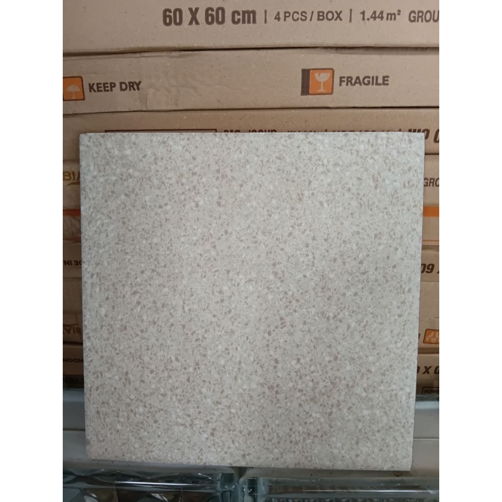 Keramik Lantai Kamar Mandi Kasar ASIA TILE 25x25 Roma Brown