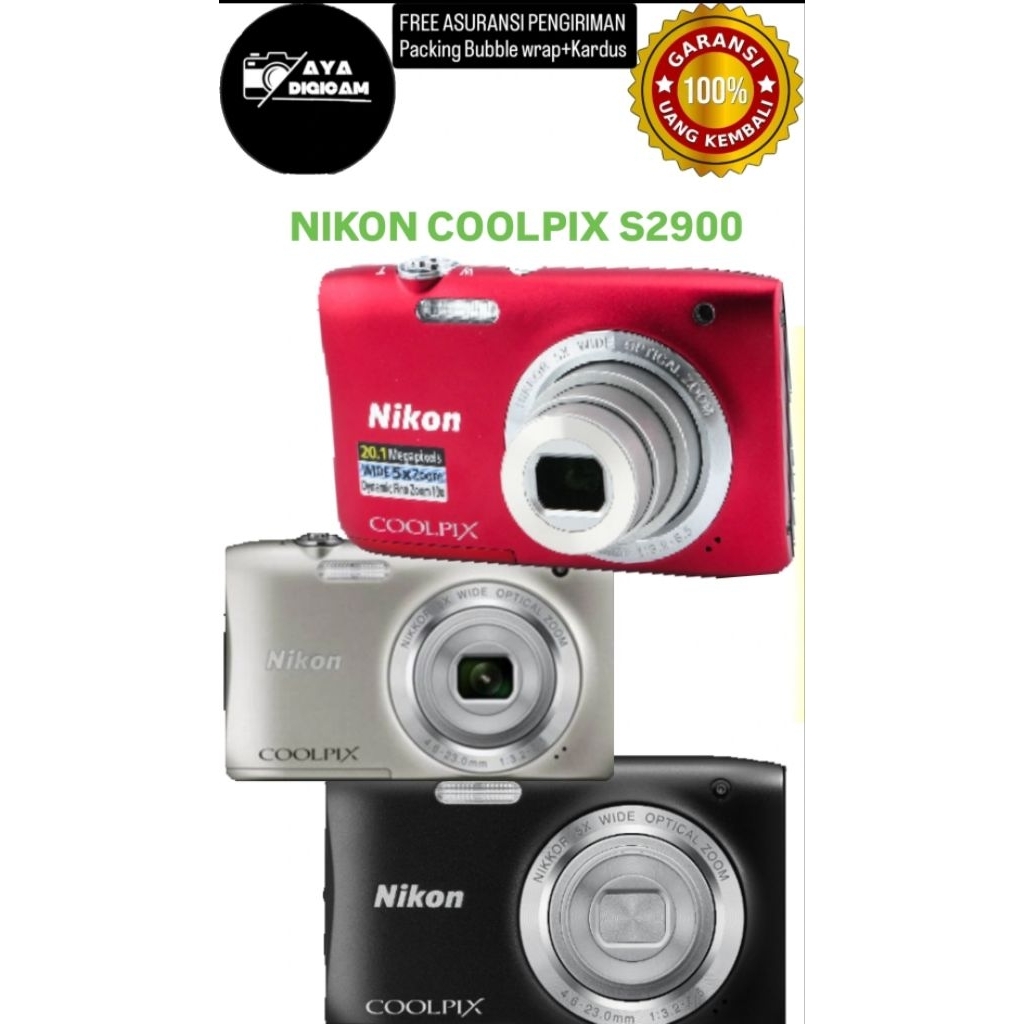 NIKON COOLPIX S2900/NIKON COOLPIX/KAMERA/DIGICAM/KAMERA DIGITAL