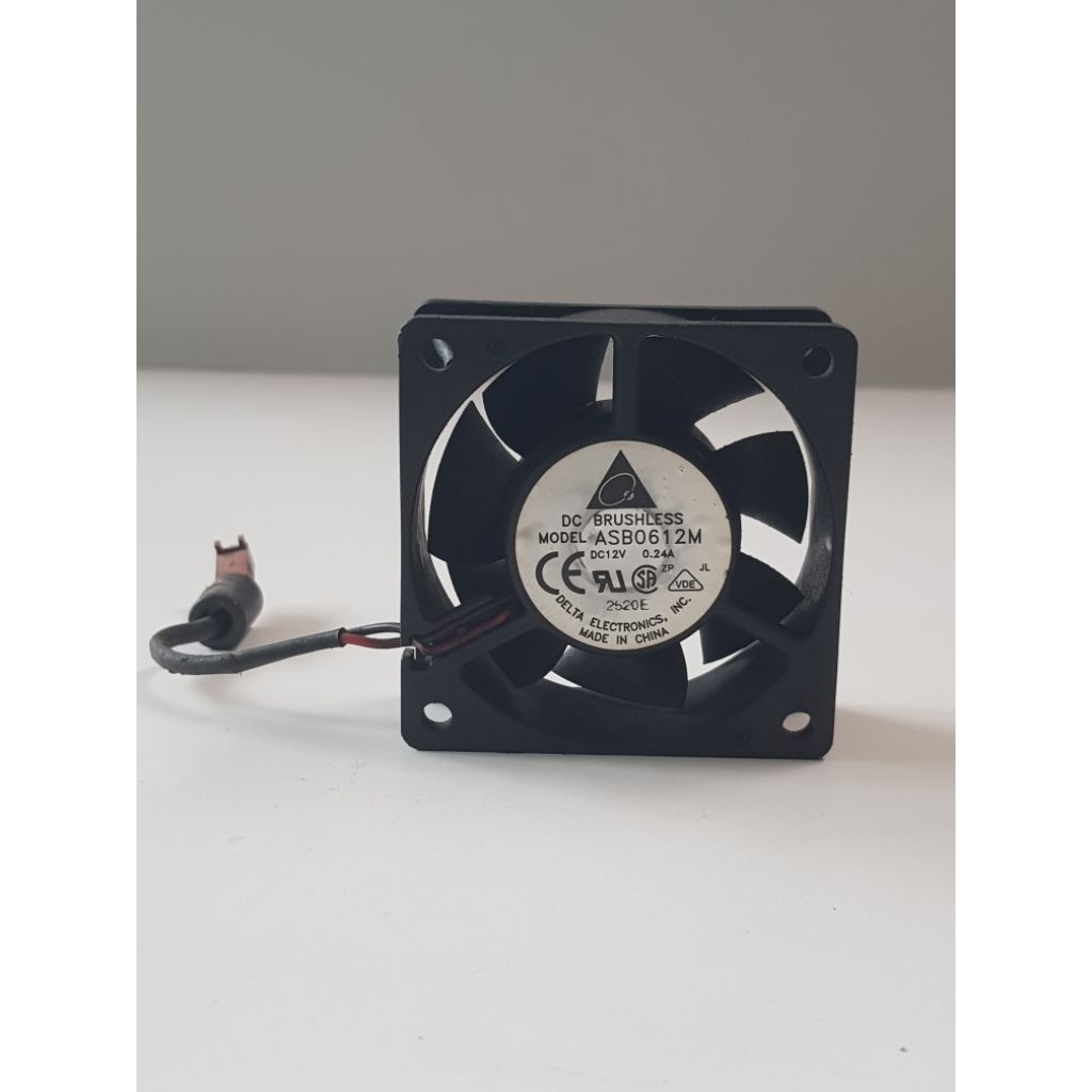 Fan kipas Delta DC 12V-0,24A 6x6cm 2pin