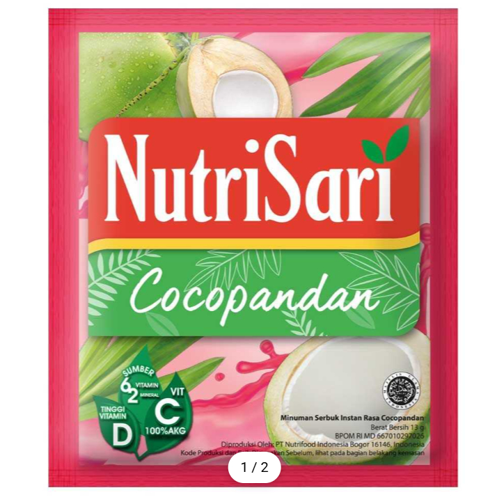 NutriSari Cocopandan 10's