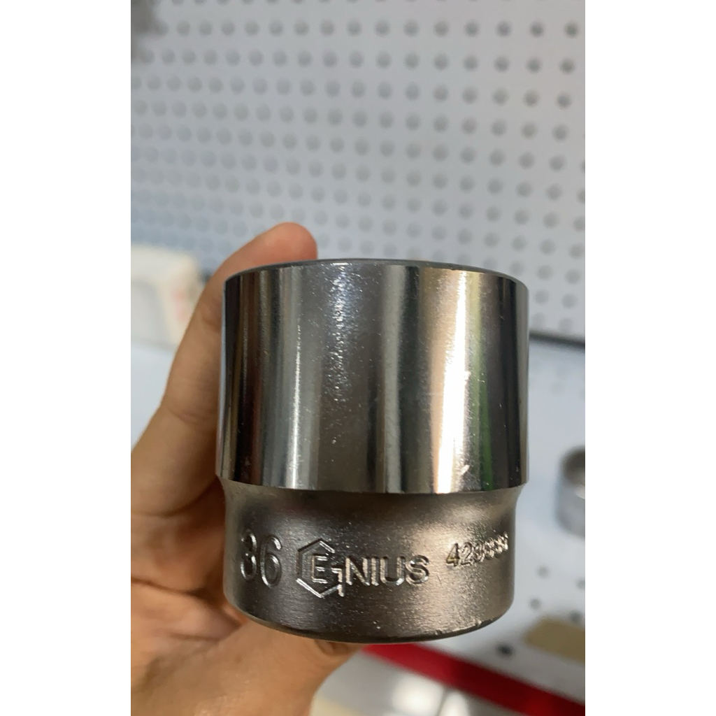 Genius Tools Mata Kunci Sok 36mm 1/2" Drive 6-Point (423836) Original