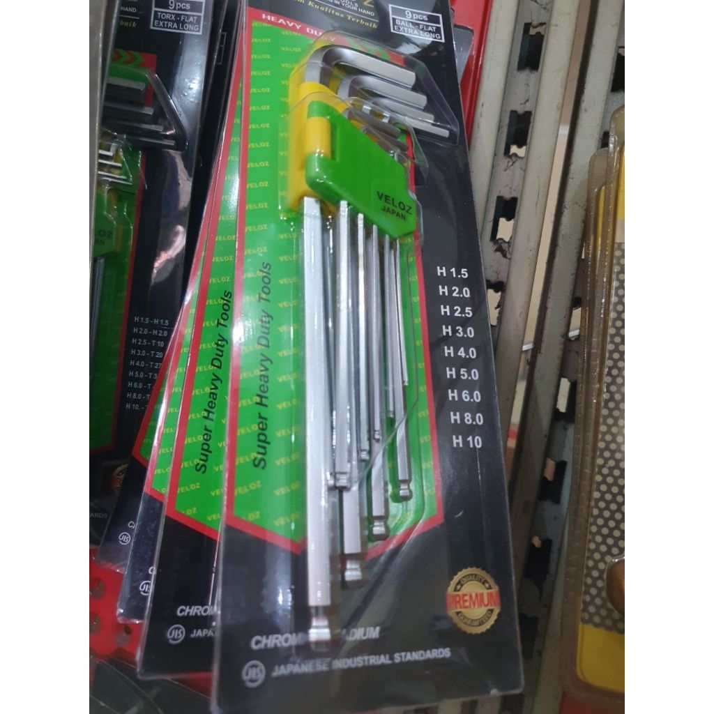 kunci L veloz satu set