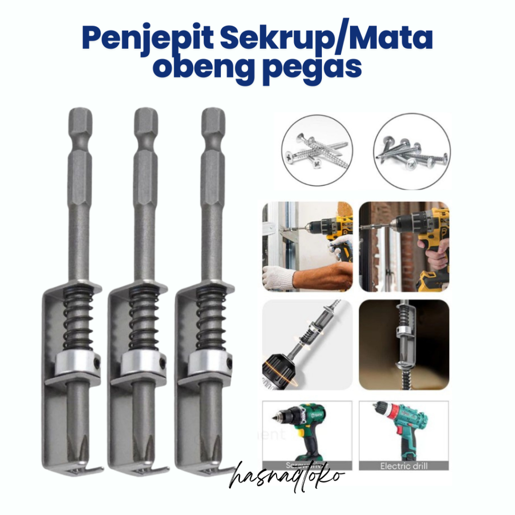 Penjepit Sekrup/Mata obeng pegas/mata bor pengencang sekrup pegas/alat pengencang sekrup universal s