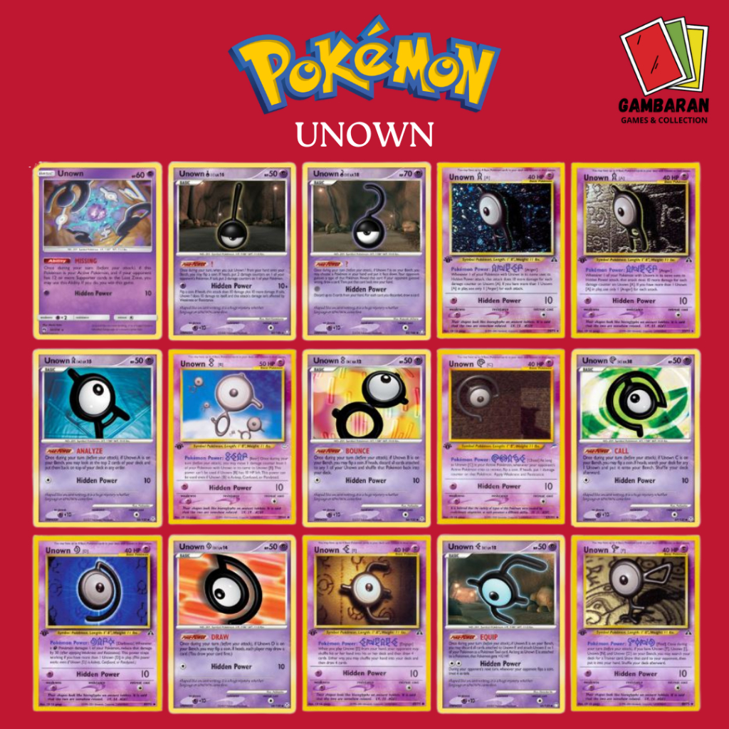 Unown AS3b Kartu Pokemon Indonesia TCG
