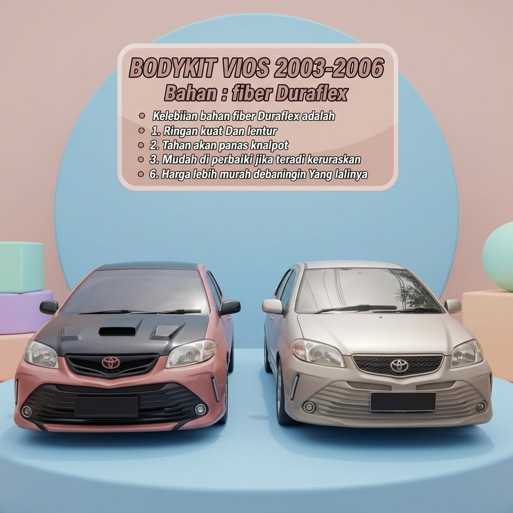 Bodykit Vios Viper gen 1 BODY KIT VIOS 2003-2006