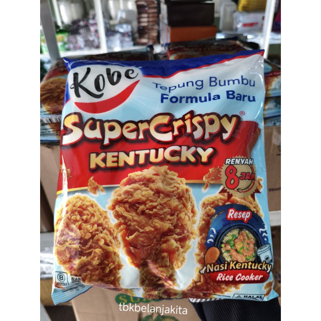 KOBE Tepung Ayam Goreng Crispy 850gr - Tepung Ayam Goreng Super Crispy, Tepung Ayam Goreng Ala Resto