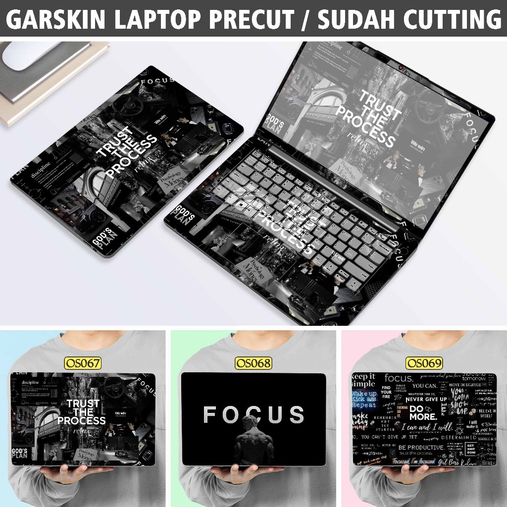 Precut Garskin Sticker Laptop Protector Kompatibel dengan MSI Notebook Fullbody Bottom Bezel Palmres