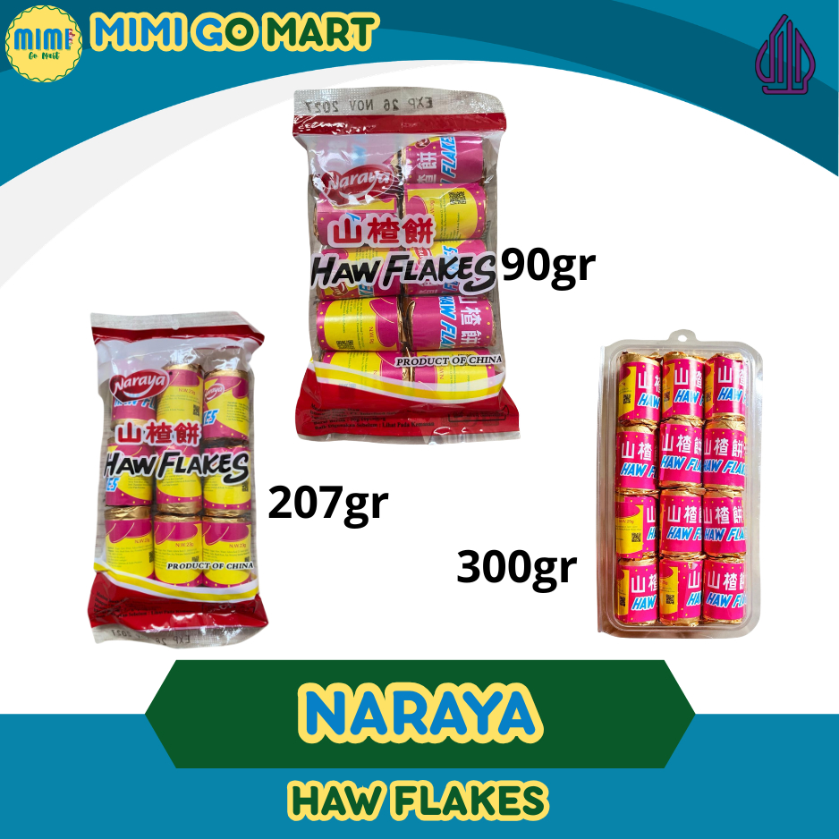 Naraya Haw Flakes 90gr, 207gr, 300gr Halal Bpom