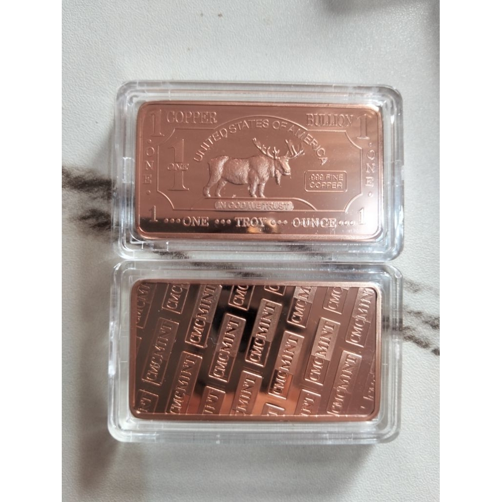 Tembaga Murni 1 Troy Ounce Rusa Fine Copper 999 limited edition sudah bersertifikat