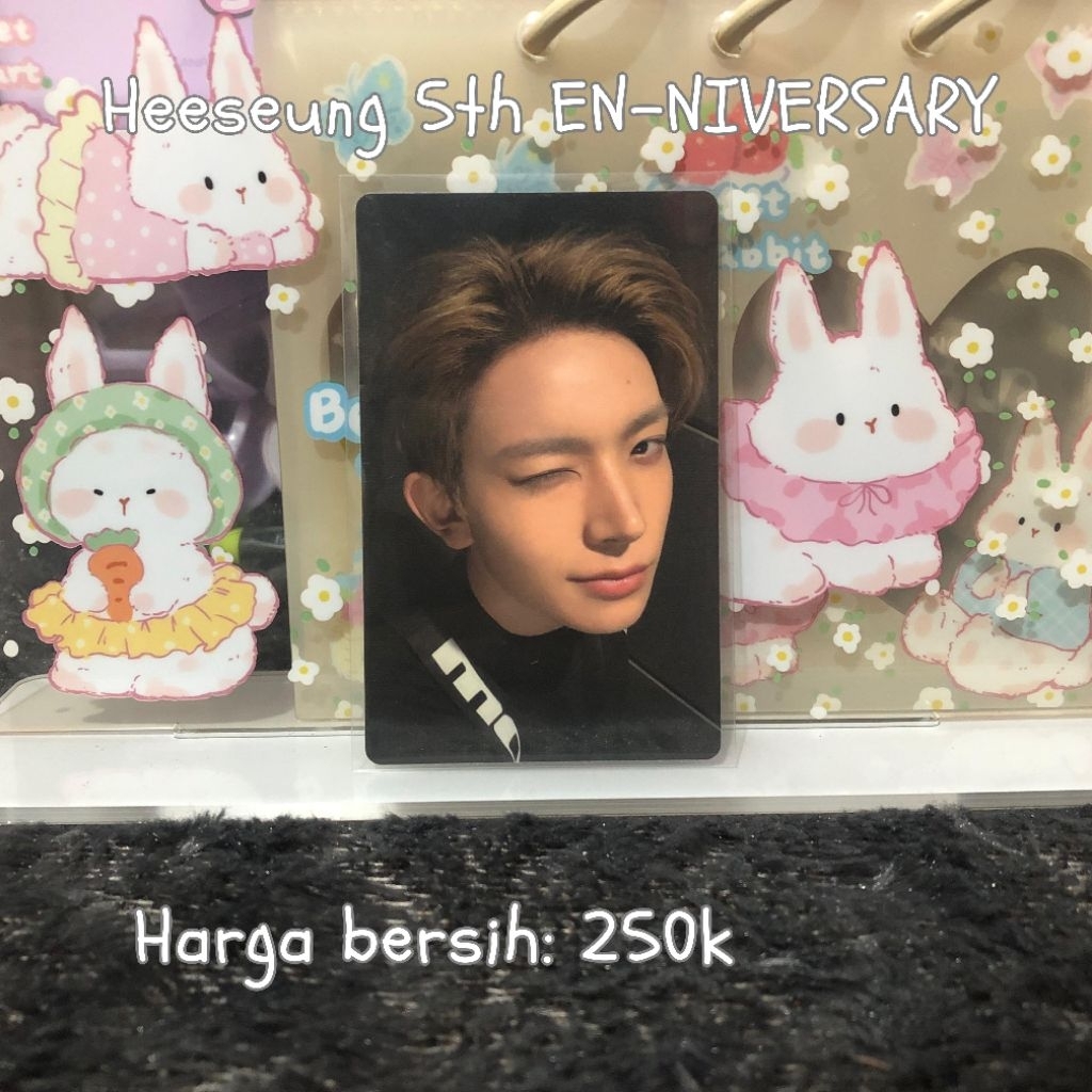 [ BACA DESKRIPSI | READY STOCK ] PHOTOCARD HEESEUNG WINK ENHYPEN 5TH ENNIVERSARY WEVERSE SHOWCASE