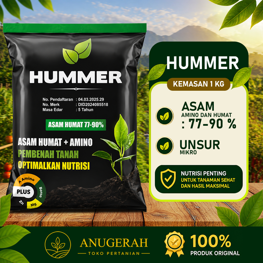 HUMMER PUPUK NUTRISI UNTUK TANAMAN PUPUK ASAM HUMAT ASAM AMINO