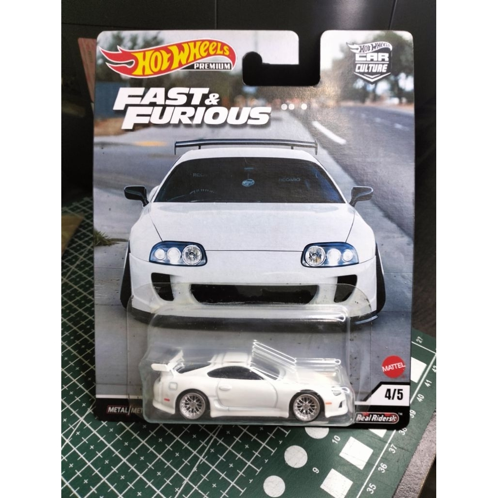 Hot Wheels Premium Custom Fast And Furious Supra Mk4 Putih
