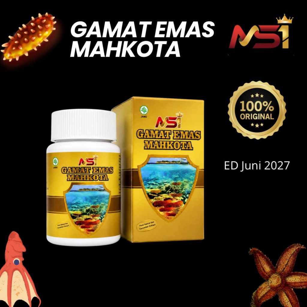 MSI GAMAT EMAS MAHKOTA 50 KAPSUL