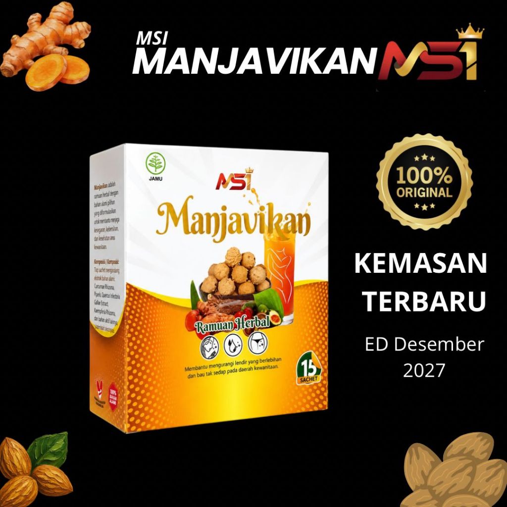 MSI MANJAVIKAN JAMU KEPUTIHAN NYERI HAID TAK LANCAR PROMIL PROGRAM HAMIL HERBAL ALAMI