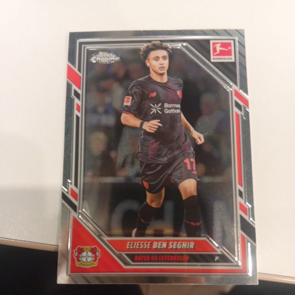 kartu bola topps chrome Bundesliga 2026 Bayer Leverkusen