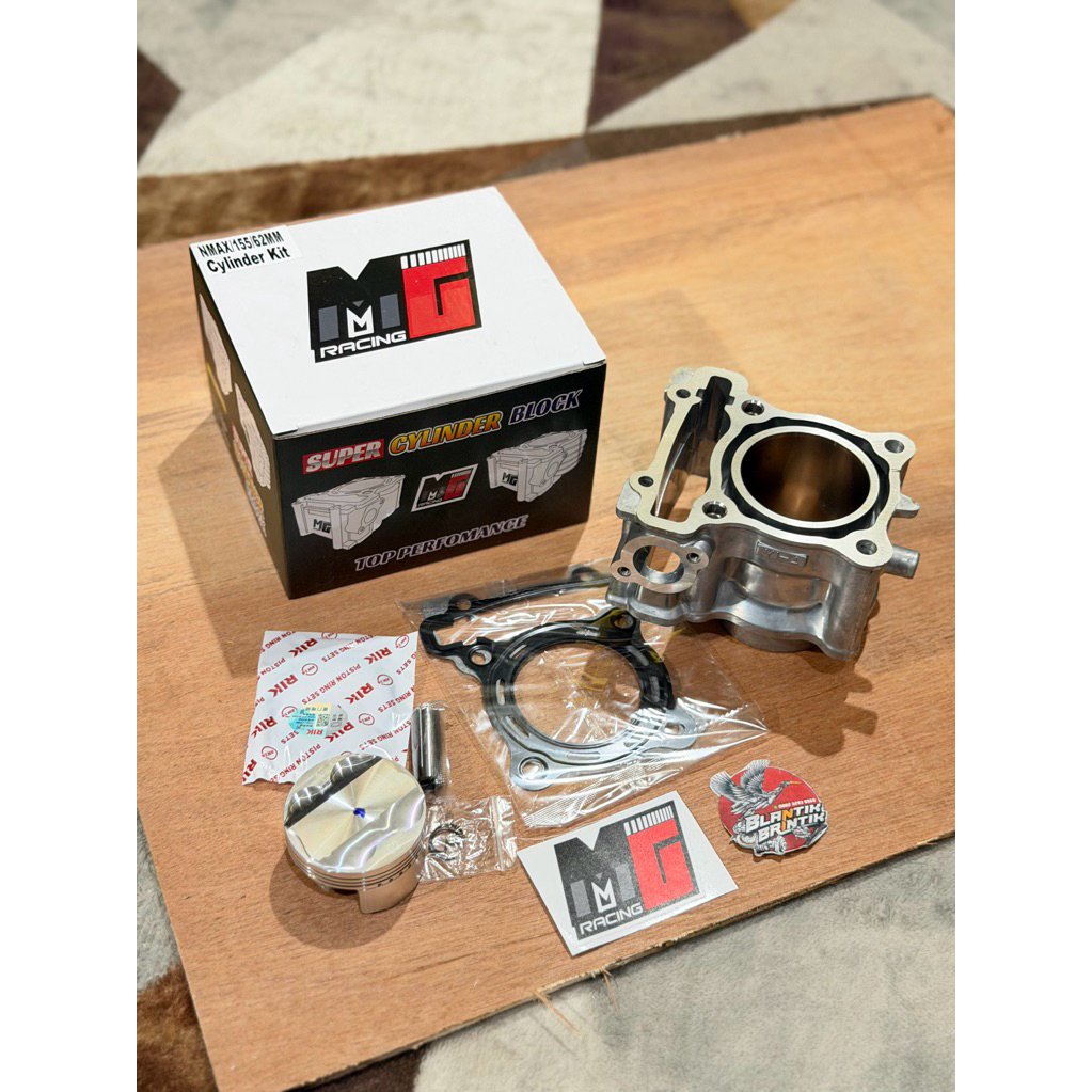 blok nmax aerox 60mm 62mm blok new nmax r15 casting ring rik mg racing original CYLINDER BLOK MG RAC