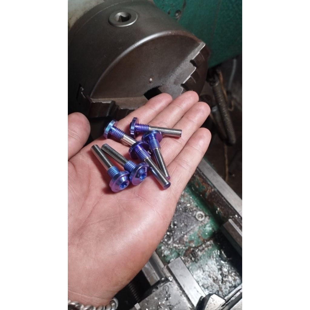 Baut tensioner kop cb gl mp tiger original titanium