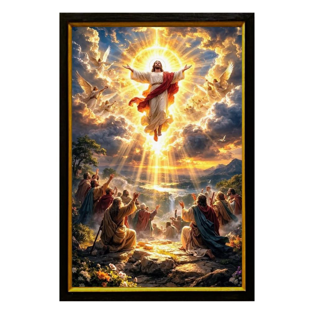 HIASAN DINDING AESTHETIC GAMBAR CETAK YESUS KRISTUS