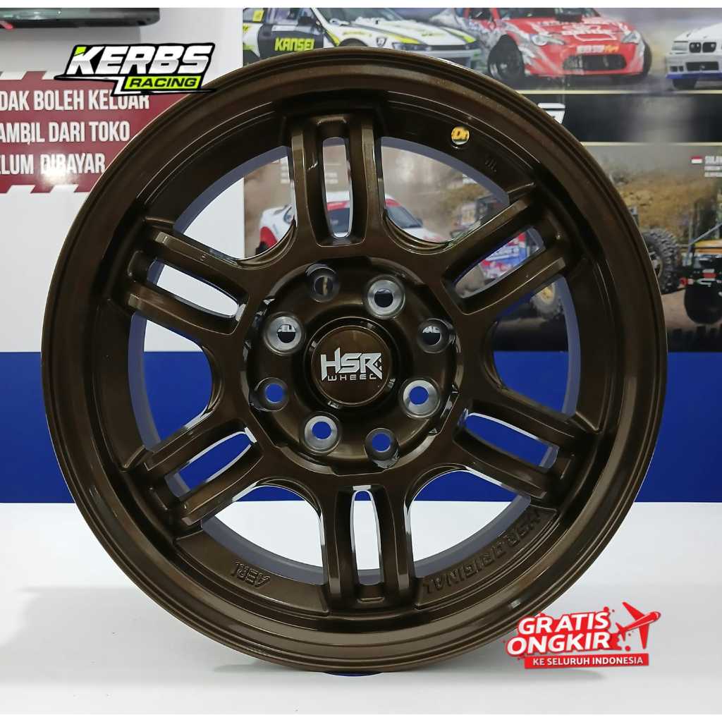 Velg mobil hsr ring14 buat mobil agya ayla datsun avanza xenia kijang karimun dll pelek ring 14