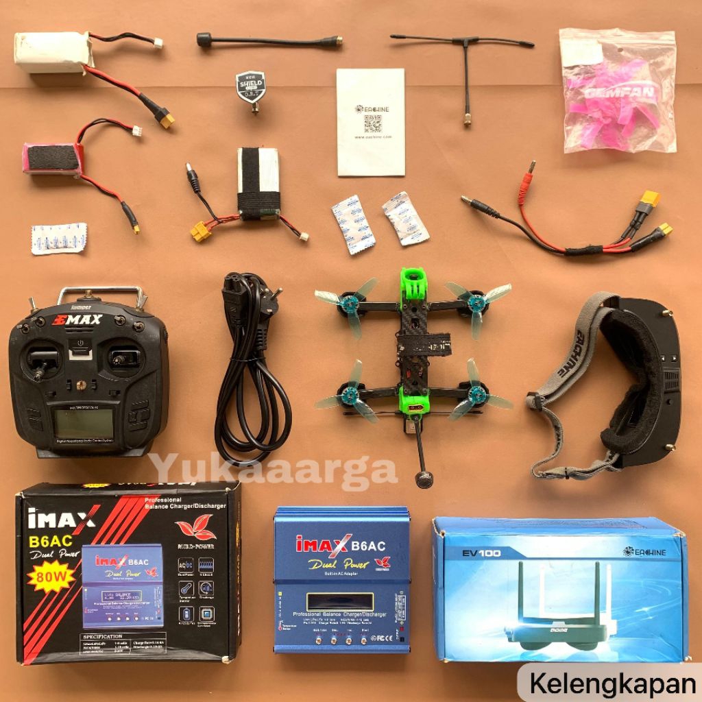 DRONE FPV 3 INCH ELRS | RTF / Ready To Fly (Paket Lengkap)