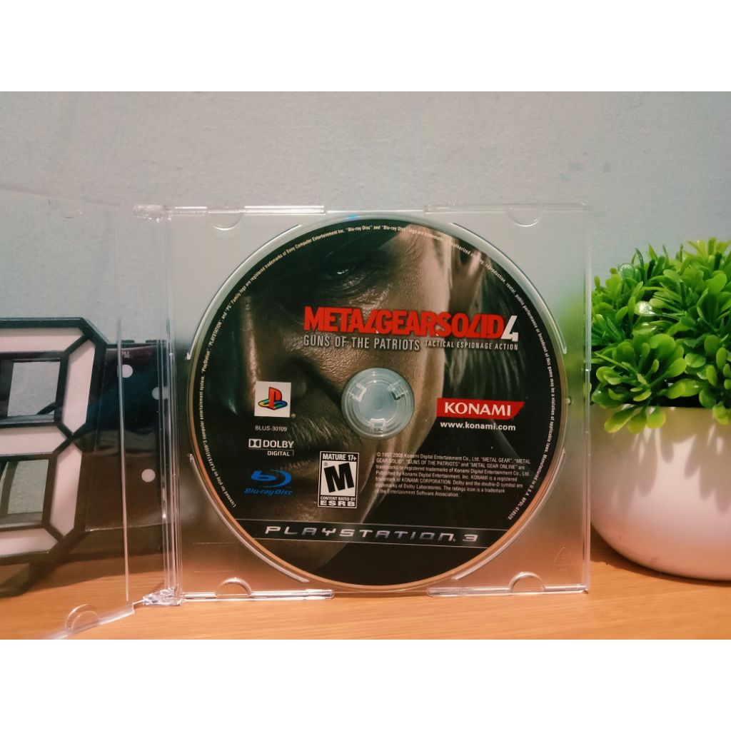 Disk Game PS3 Original Metal Gear Solid 4
