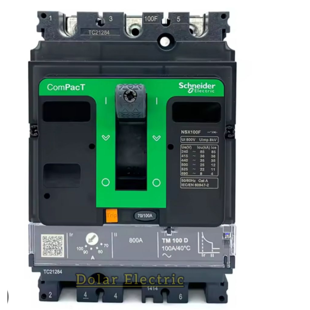 MCCB SCHNEIDER 3P NSX 100F 100A ORIGINAL