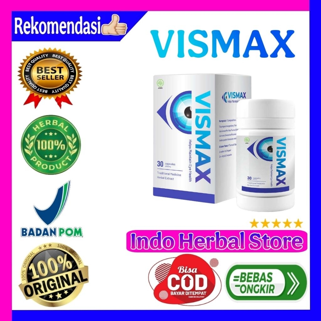 Vismax Obat Mata Katarak Minus Plus Vismax Herbal Alami BPOM