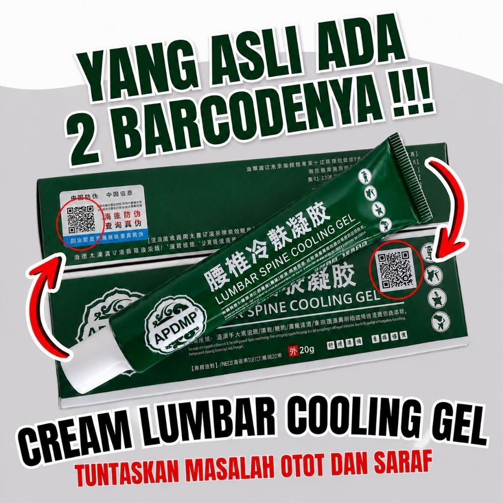 PROMO 5 PCS LUMBAR ORIGINAL APDMP SPINE COOLING GEL