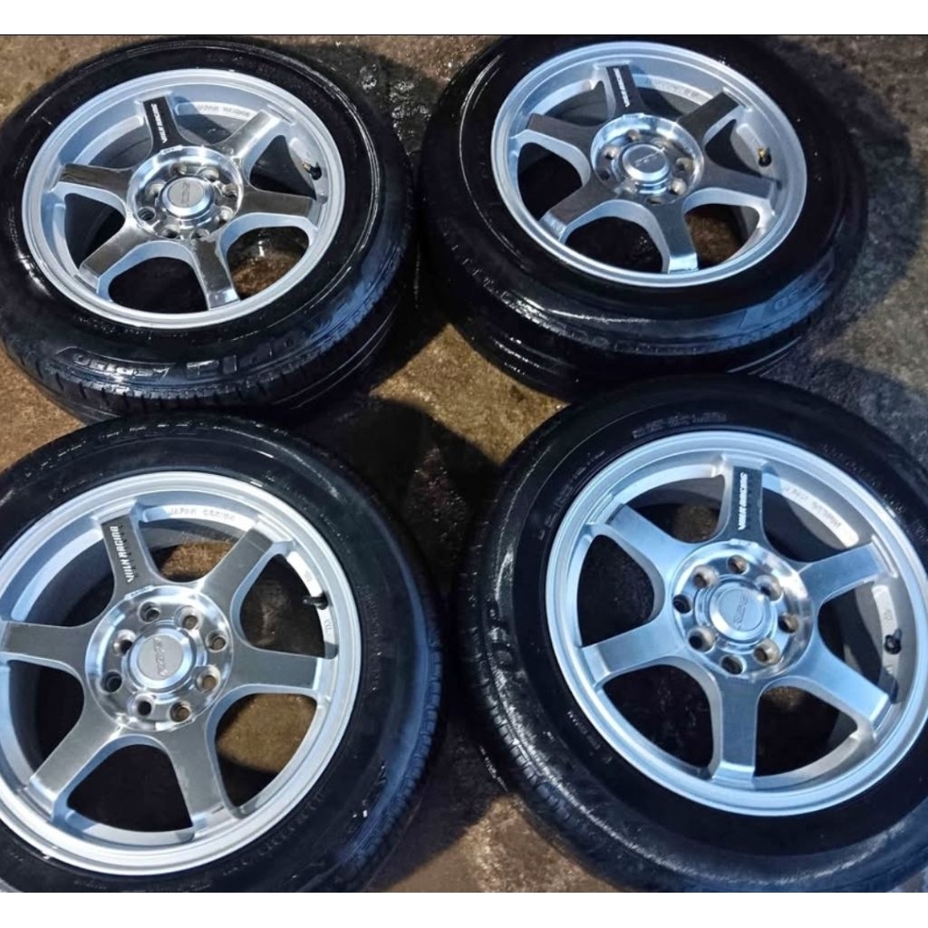 VELG VOLKRAYS TE37 R15 + BAN 185/65
