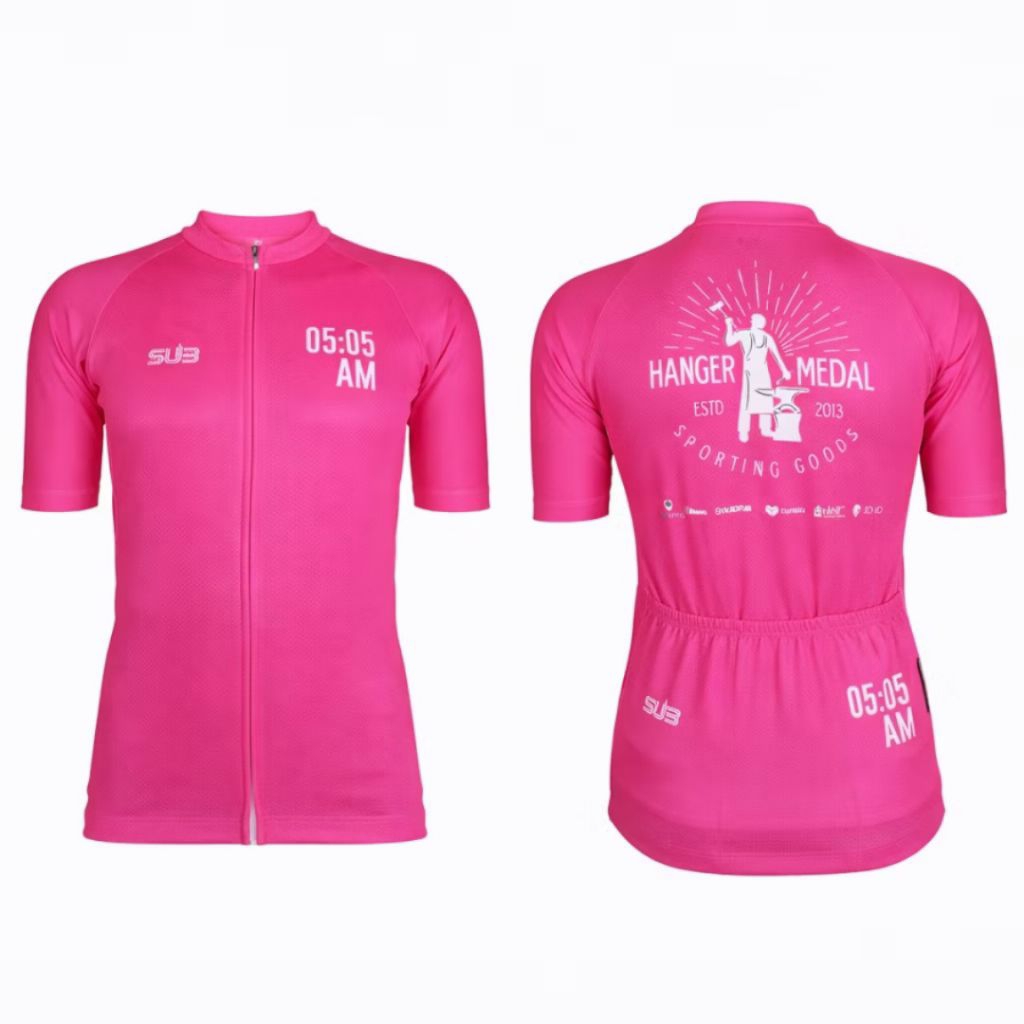 Jersey Sepeda Sub Jersey Elite X Hangermedal Pink Original