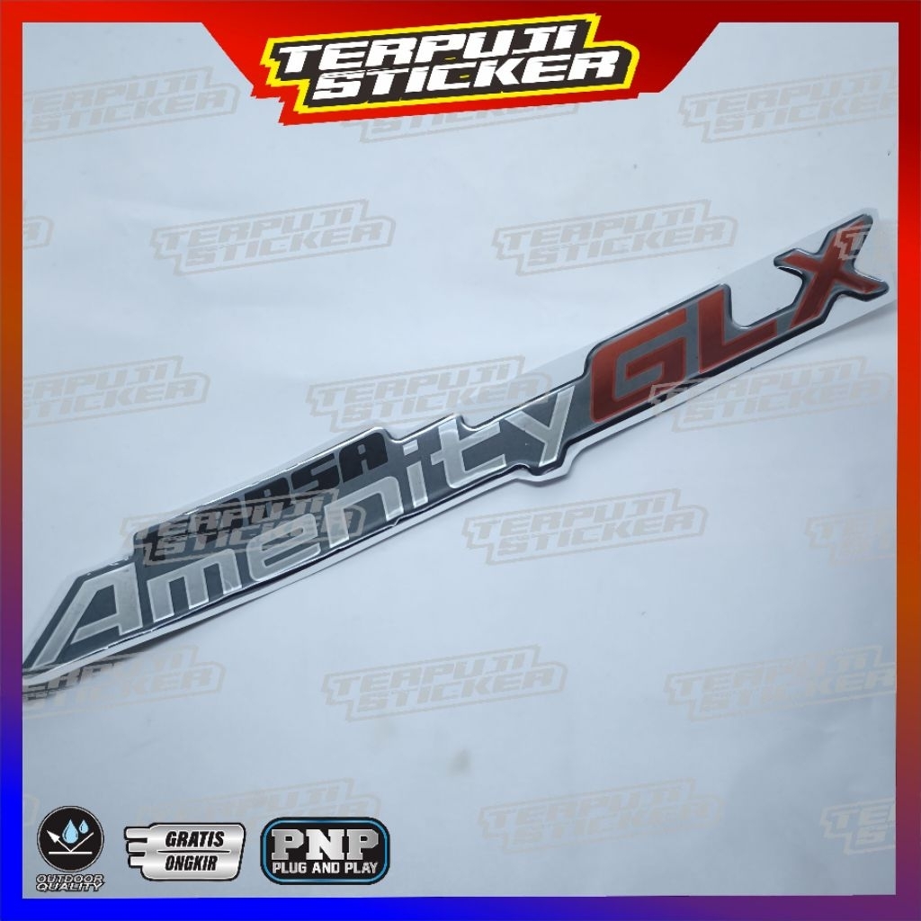 emblem bagasi suzuki amenity glx/emblem timbul suzuki corsa amenity glx