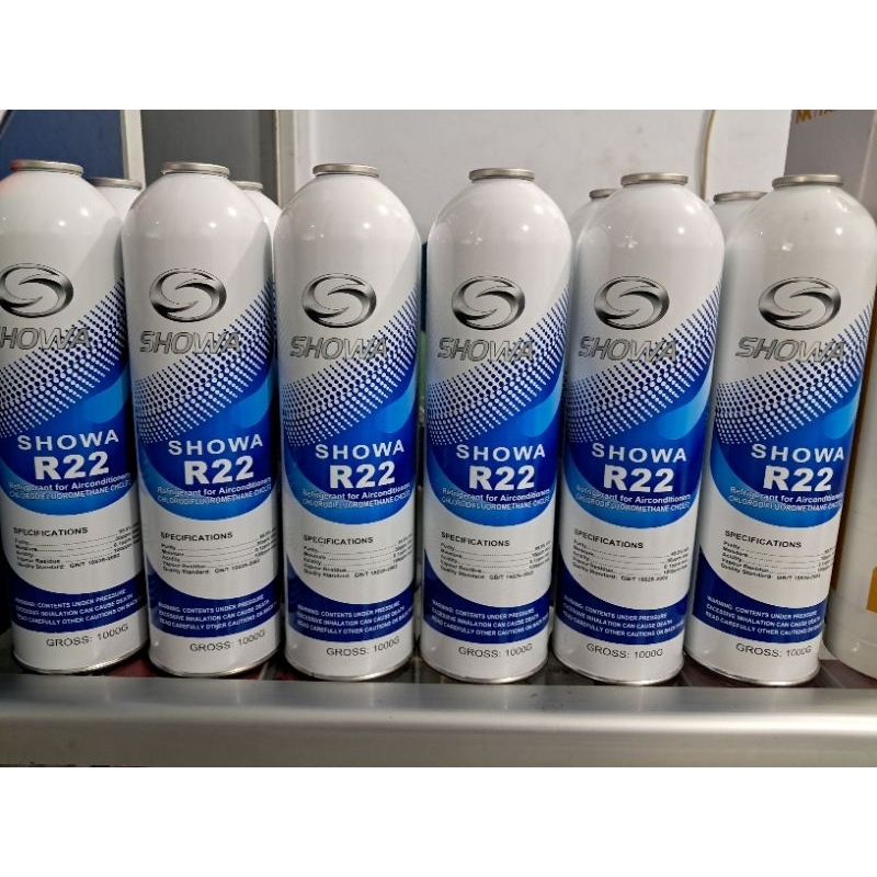PREON R22 R 22 SHOWA KALENG REFRIGERANT PREON AC KALENG ISI 1KG MINI / Freon R22