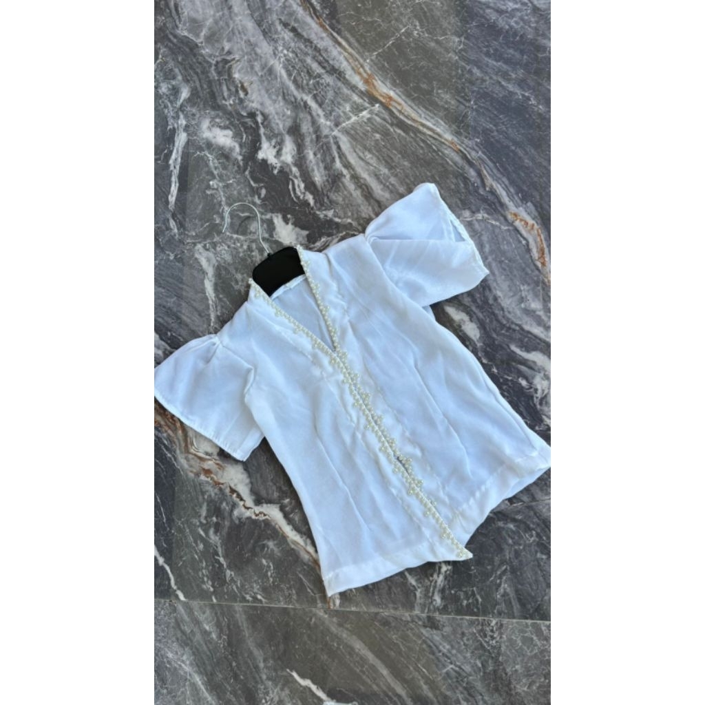 Kebaya Hazel Silky Payet Mutiara Pakaian Adat Bali