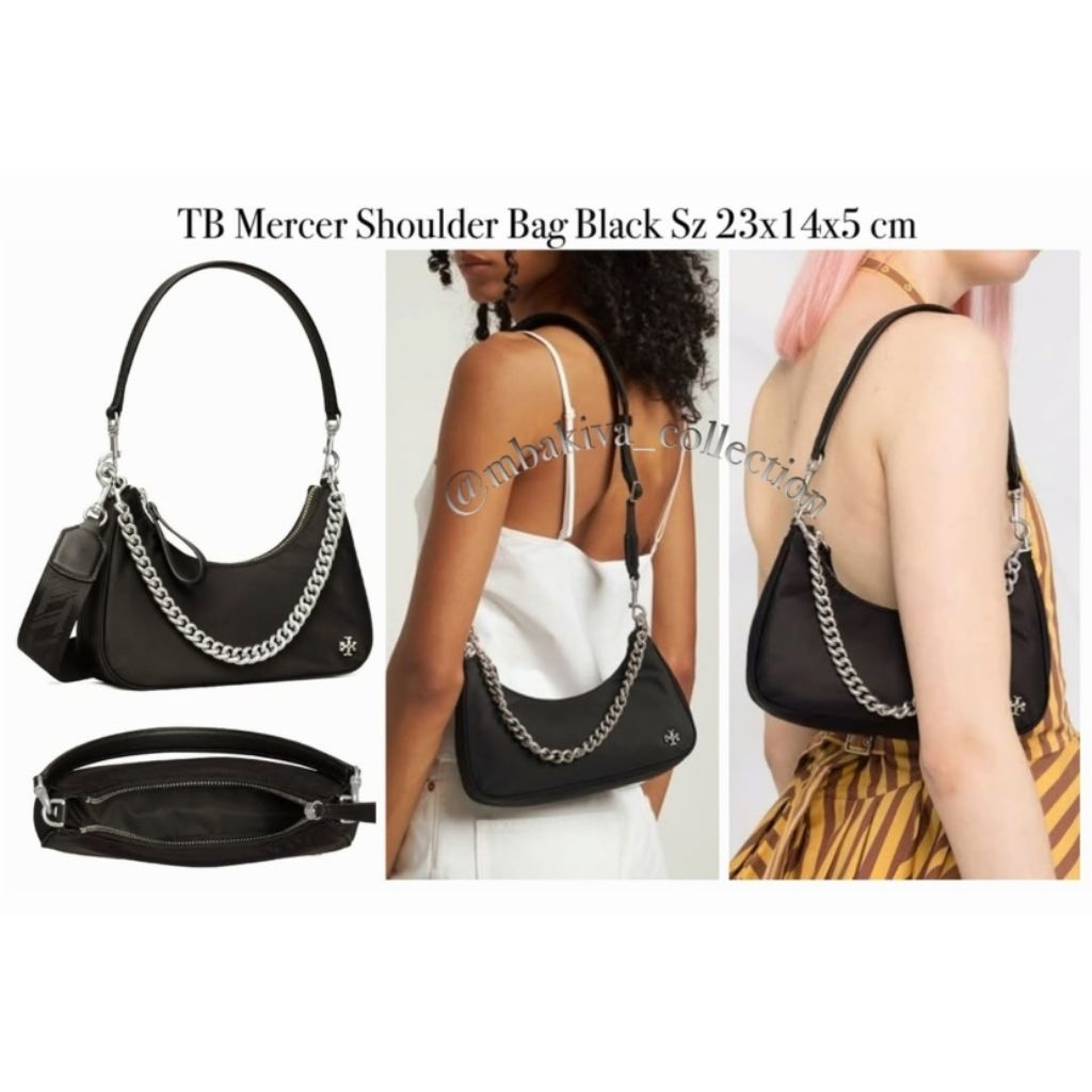 TB Mercer Shoulder Bag Black