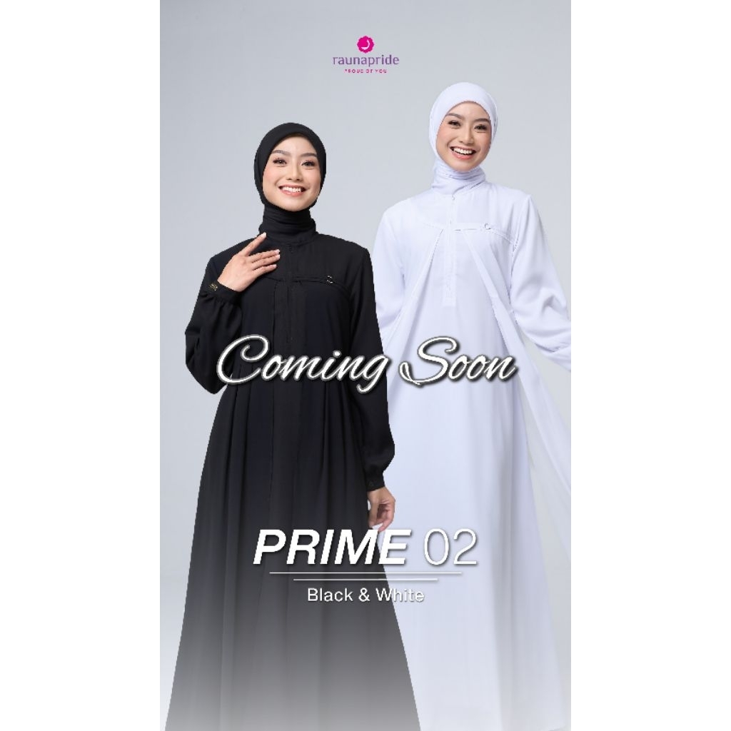 Gamis Prime 02 Series Black & White By Raunapride/ Gamis Murce/Gamis Dewasa/Series Raunapride