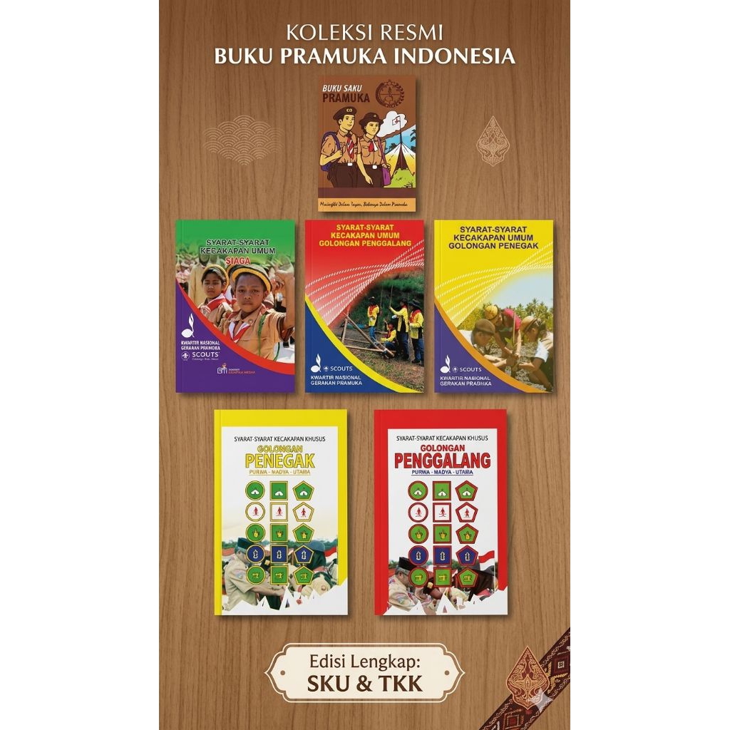 BUKU SAKU,SKU, SKK PRAMUKA